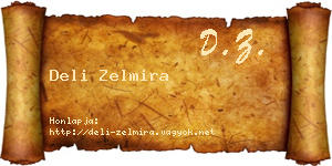 Deli Zelmira névjegykártya